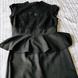 Black, back out, cocktail dress!